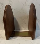 Vintage Carved Wood Owl Bookends ~ PreOwned — photo 4