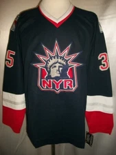 Mike Richter New York Rangers Blue "Statue of Liberty Throwback" CCM NHL Jersey