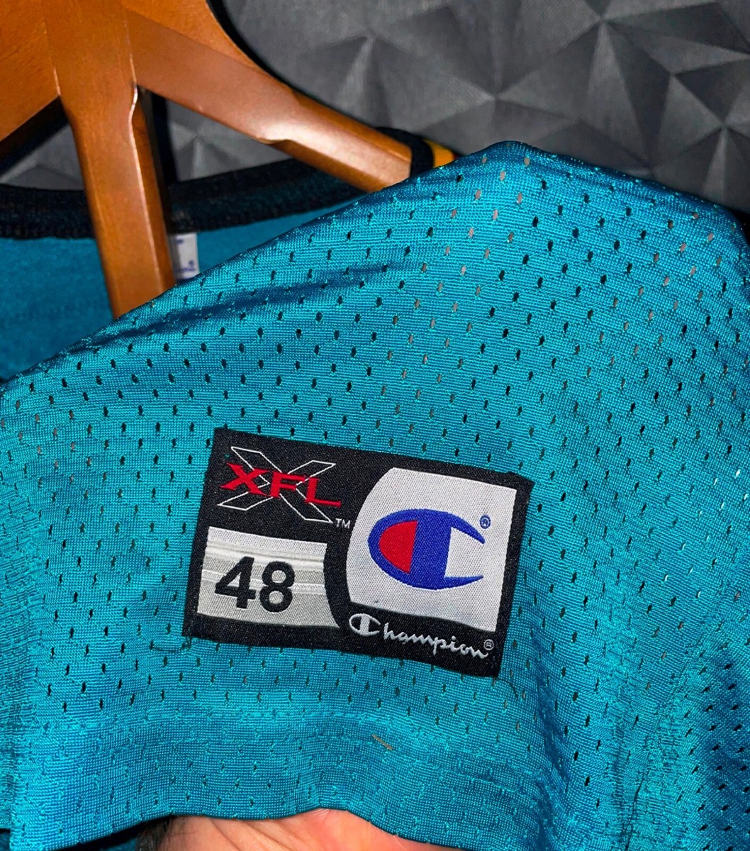 MEMPHIS MANIAX #1 XFL FOOTBALL SHIRT JERSEY CHAMPION SIZE XL