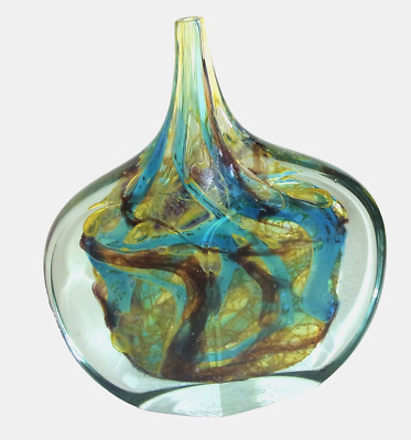 #60# Wunderschöne Mdina Michael Harris Lollipop Vase Isle of White, 2.5 kg
