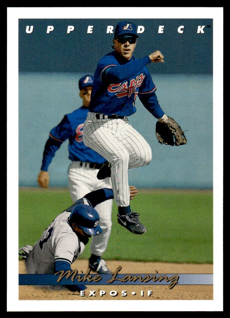 1993 Upper Deck #677 Mike Lansing Rookie Montreal Expos