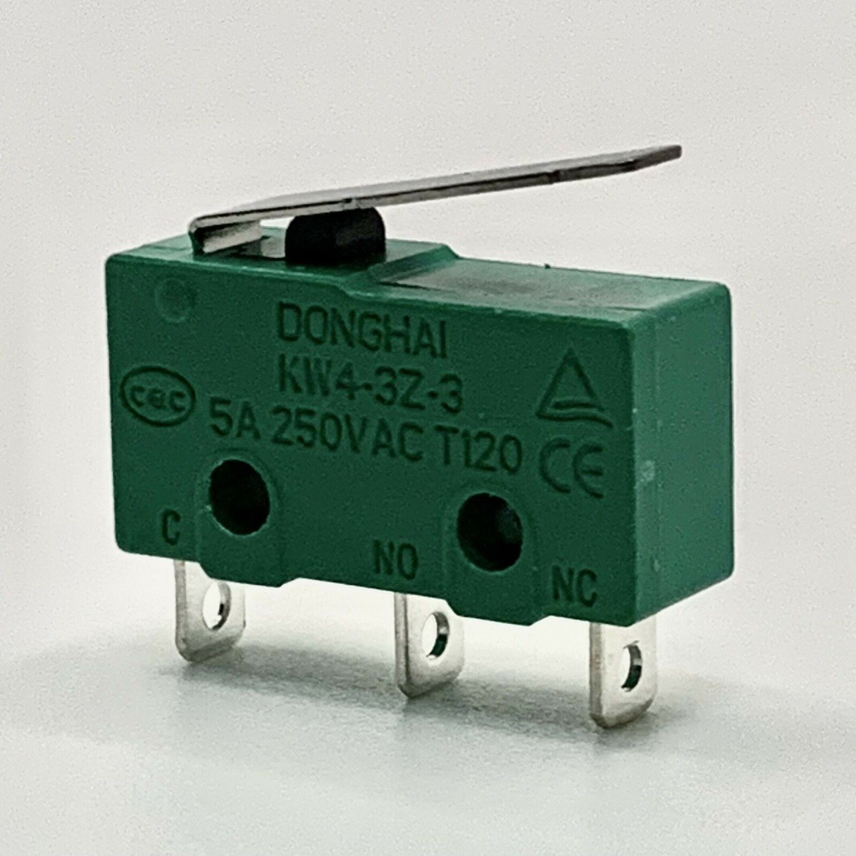 1PCS DONGHAI KW4-3Z-3 Micro Switch 3 Pins COM and NO 5A 250V T120