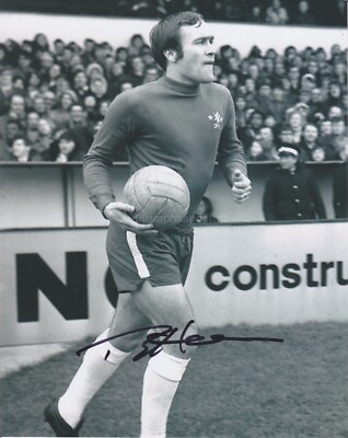 Ron chopper Harris looking good for 80, made a record 795 appearances for Chelsea also played for Brentford and managed Aldershot