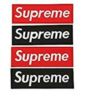 supreme box logo patch