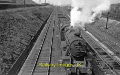 Railway Photo - Eastbound empties west of Mirfield c1950