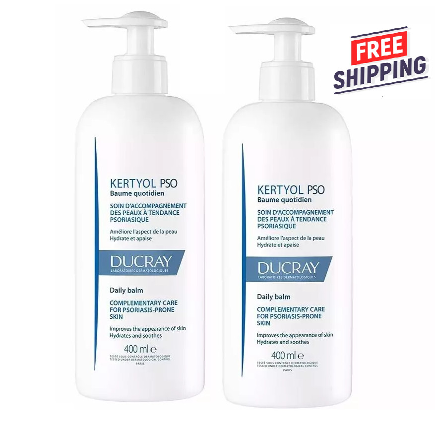2 УПАКОВКИ увлажняющего бальзама Ducray Kertyol PSO объемом 400 мл 400 мл СРОК годности 092025 13790₽