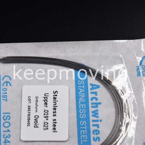 10 Packs Dental Orthodontic Stainless Steel Rectangular Arch Wire Upper + Lower - Picture 40 of 99