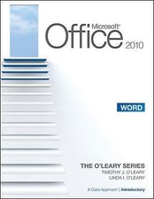 Microsoft Office Word 2010: A Case Approach, Introductory