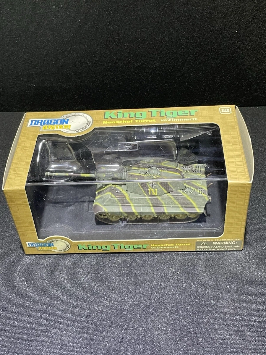 1:72 Dragon 60049 Panzer Königstiger + Henschel Turm/Zimmerit, neu
