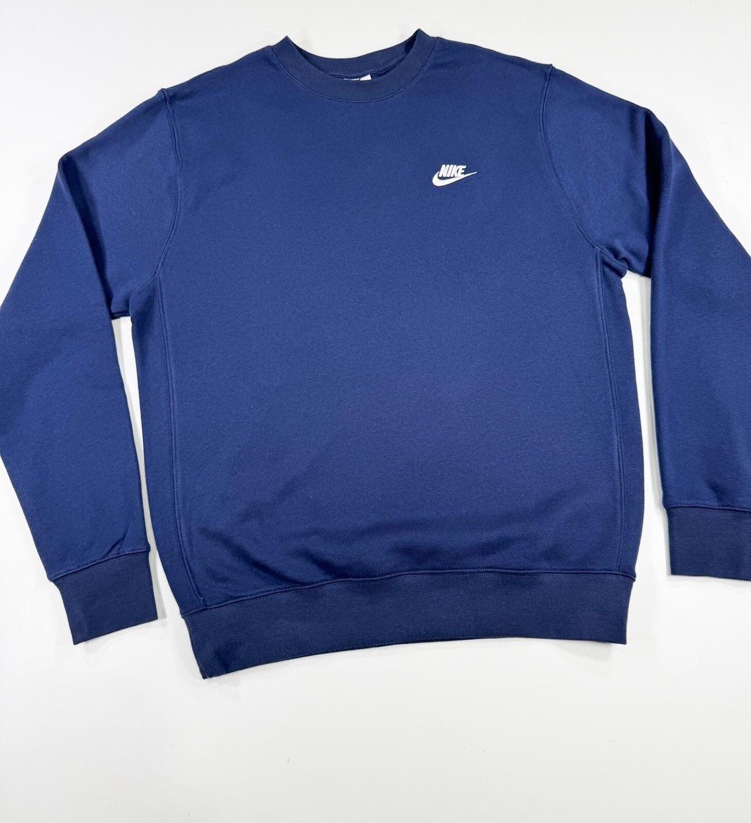 nike navy crew neck sweatshirt