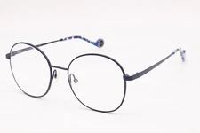NEW WOOW OPTICAL GET SOME 2 COL 9332 DARK BLUE TORT AUTHENTIC EYEGLASSES 53-19