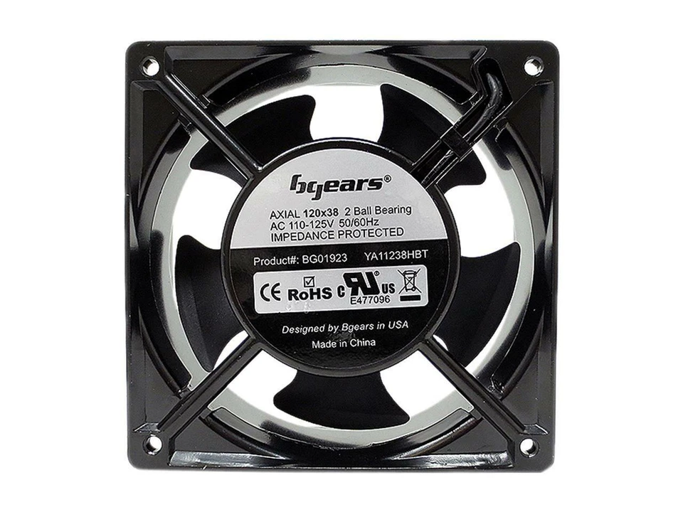 Bgears b-Blaster-AC 100-125V 2ball bearing Heavy Duty Cast Aluminum 120mm x 38mm - Image 4 of 4