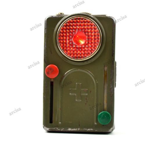 Original Swiss army military signal lamp Green Red color