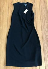 BANANA REPUBLIC BLACK SHEATH DRESS - SIZE 6 - NEW WITH TAG