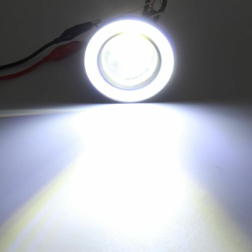 2x 3.5" COB LED Fog Light Projector Car Lamp White Angel Eye Halo Ring DRL Bulb - Picture 9 of 10