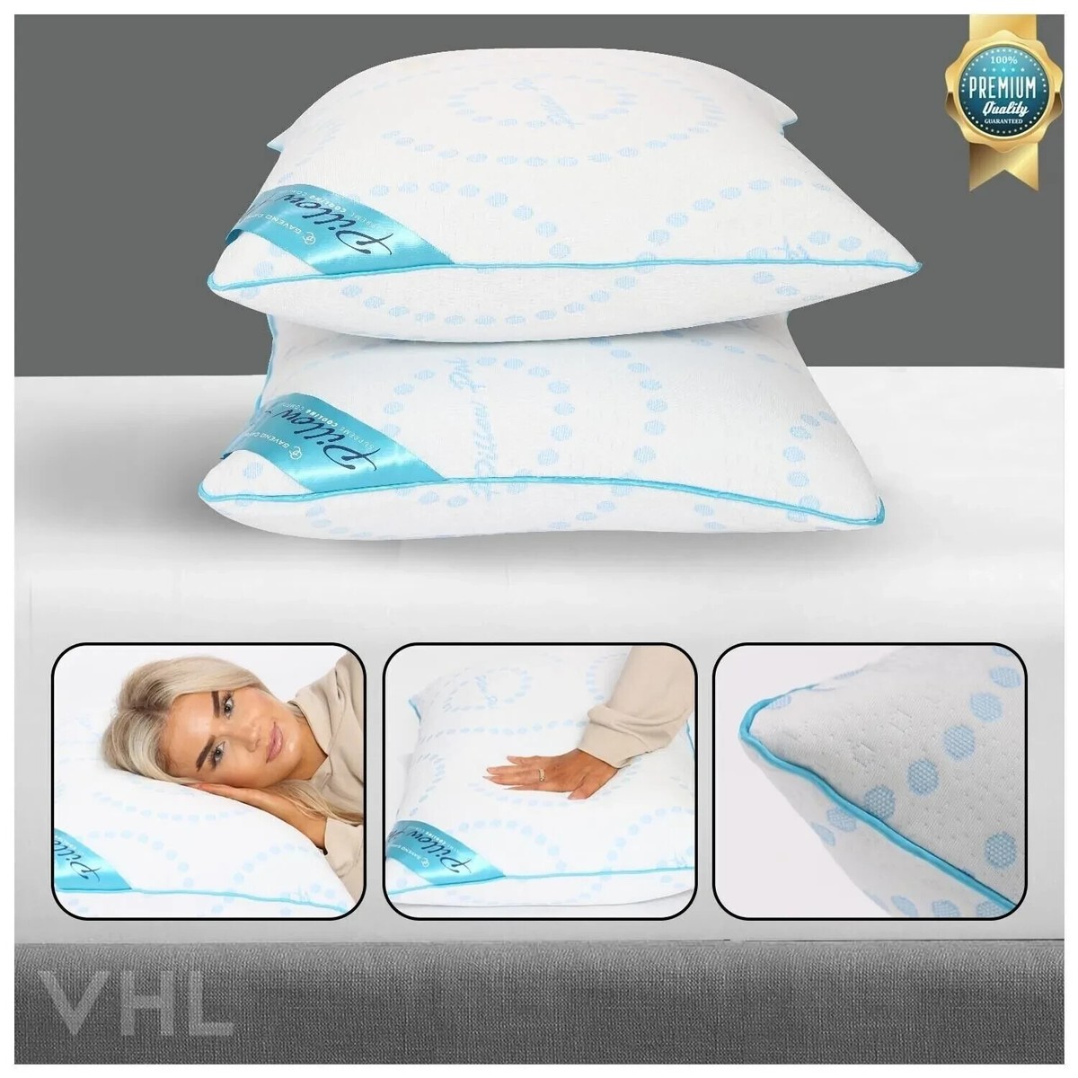 Memory Foam Gel Pillow Orthopedic Cooling Pillow Neck Back Support