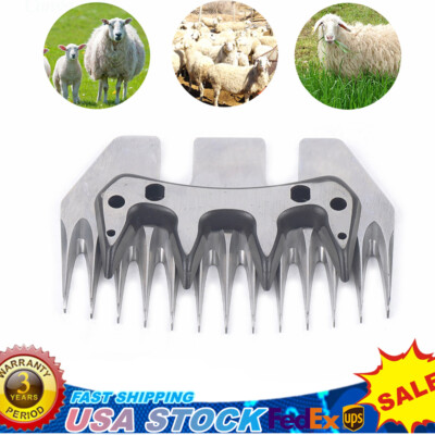Sheep Shear Cutter 13-Straight Tooth Comb Wool Scissor Goat Hair Clipper Blades