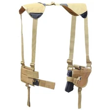 Tactical Adjustable Shoulder Holster for Pistol Concealed Carry with Mag Holder