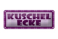 Blechschild Spaß Schild 27X10 Cm Kuschelecke Lieblingsplatz Deko Schild Tin Sign