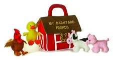 ebba - Baby Talk - 7" My Barnyard Friends II Engaging Baby Stuffed Animal
