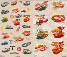 Disney/Pixar Cars movie stickers. 30 stickers. 34 Piston cup fun 
