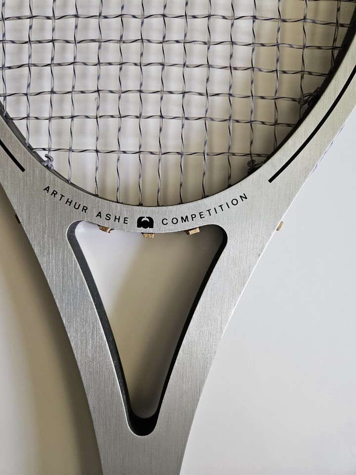 Vintage AMF Head Arthur Ashe Competition 1 Metal Tennis Racket 4 5/8