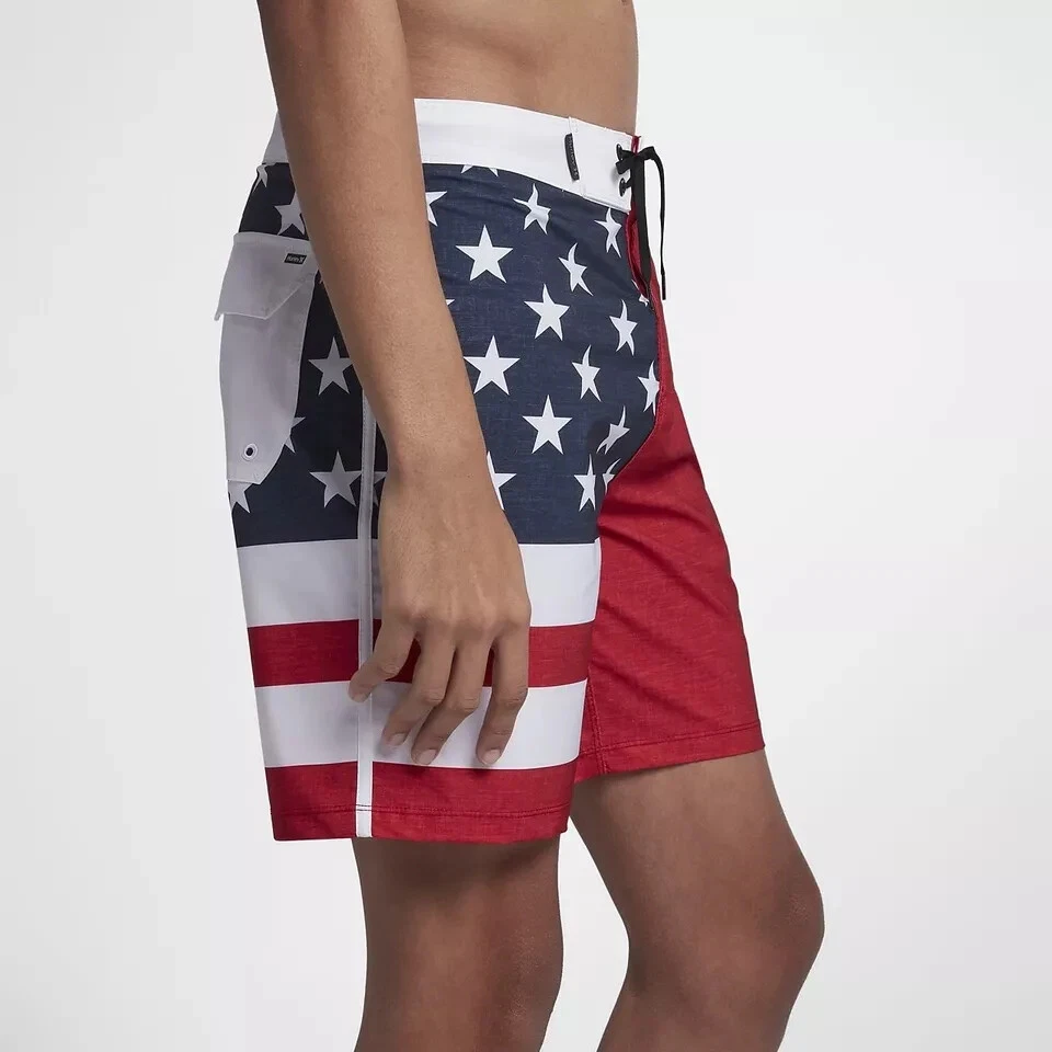 HURLEY Bañador Americano de Surf  Board Shorts. Talla ES43, US33. 20`` largo - Imagen 2 de 4