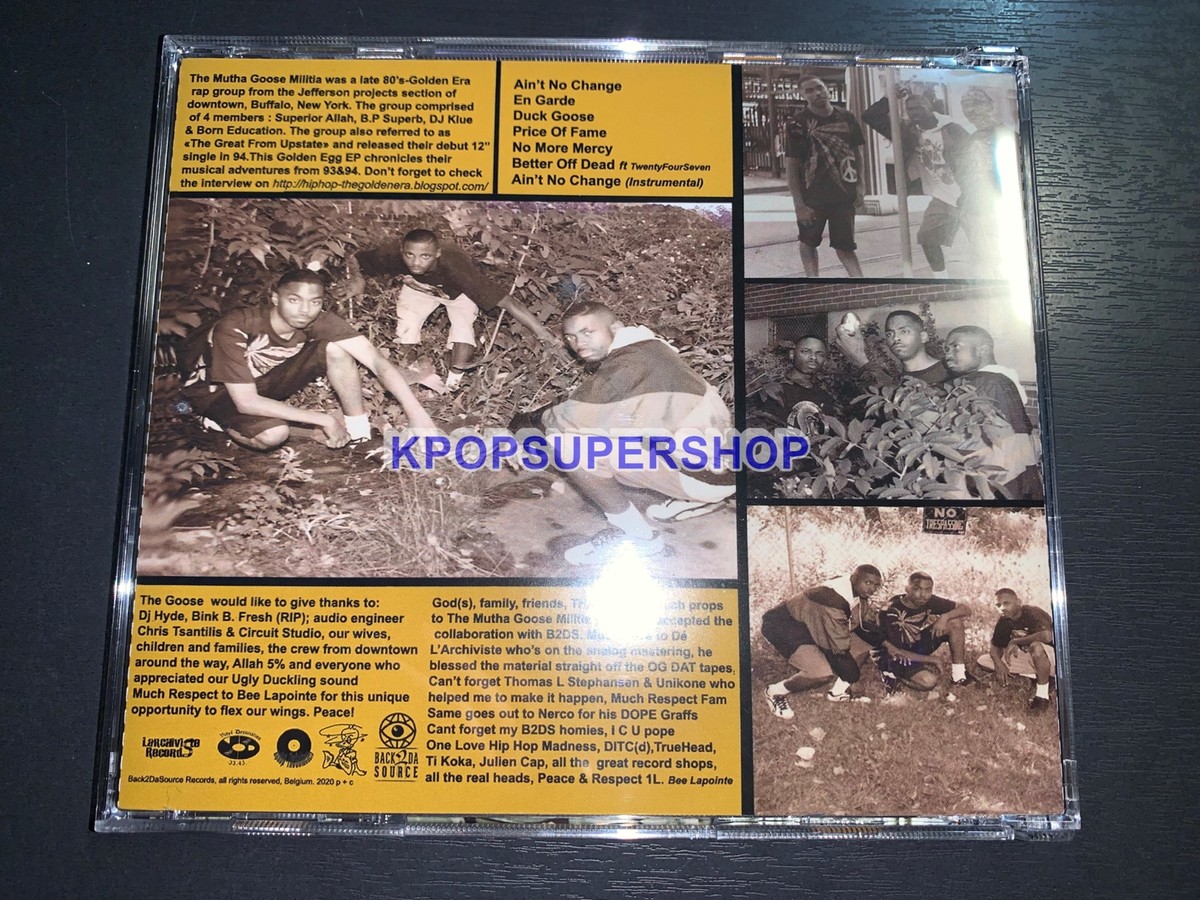 The Mutha Goose Militia EP Album The Golden Egg CD Booklet 2020 
