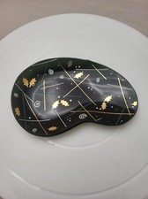 STEWART WARNER SW Holiday Glass Trinket Small Dish