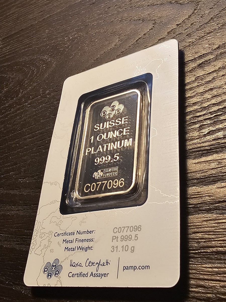 PAMPプラチナ　10gバー 10 oz Platinum Bar PAMP Suisse Fortuna - 999.5 Fine in