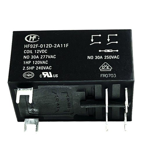 1PC Hongfa HF92F-012D-2A11F 12VDC Power Relay 277VAC 30A 6Pins