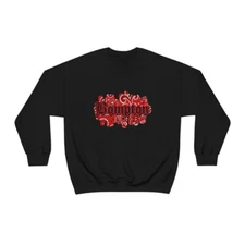 Bompton Red Bandana Damu Piru Heavy Blend Crewneck Sweatshirt
