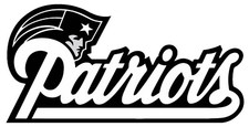 Vinyl Decal Car Truck Sticker Wall NFL Football - New England Patriots Logo v2