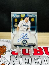 2023 Bowman Chrome Prospect Autographs #CPA-JHD Josh Hood Rookie RC Mariners