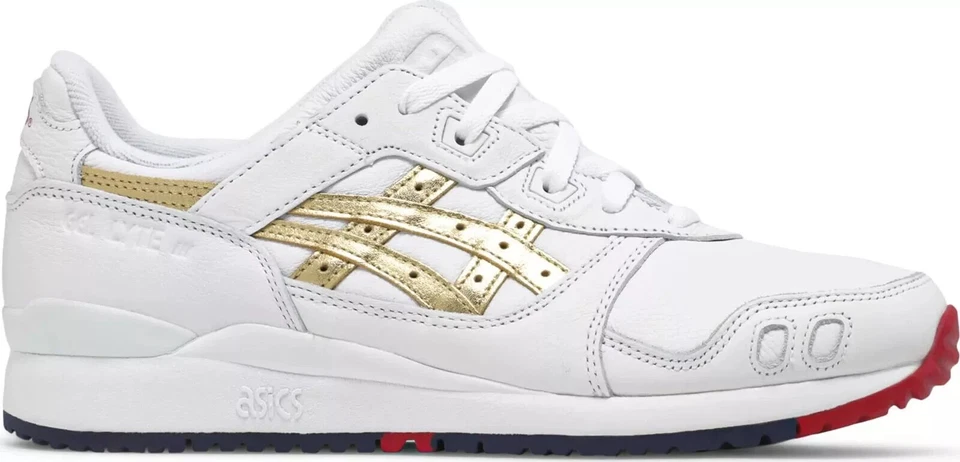 Ronnie Fieg Asics Gel-Lyte III Tokyo Trio Gold 1203A044-100 taglia uomo - Immagine 4 di 4