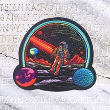 Astronaut Patch Applique Iron-on Space Suit Badge Planet Universe