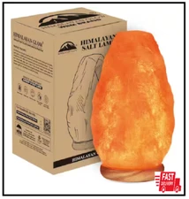Himalayan Salt Lamp 10 in. Tall with Dimmer Switch - Night Light Table Lamp