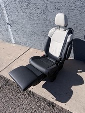 2021-2025 Toyota Sienna Black White Leather Reclining Bucket Seat