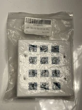 12-Port Cat6 Keystone Ethernet Wall Plate RJ45 Female-to-Female White