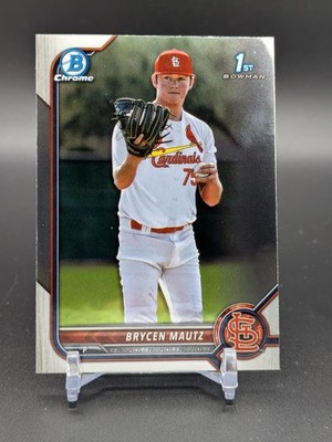 Brycen Mautz 2022 Bowman Draft Chrome 1st #BDC-124