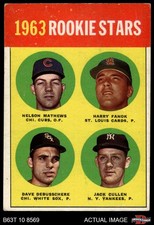 1963 Topps #54 Dave DeBusschere Rookie Stars III 3 - VG
