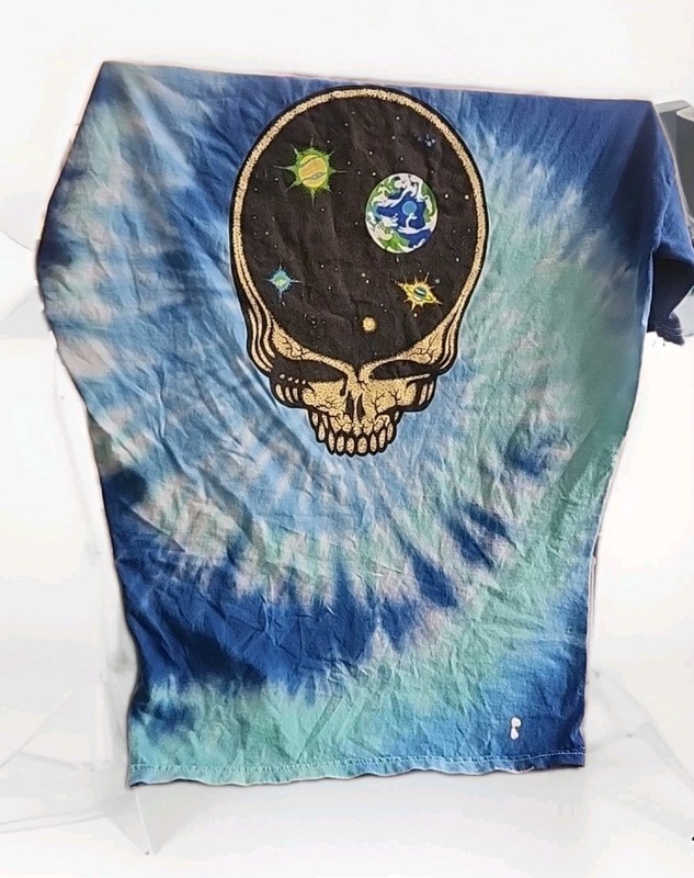 2018 Small Grateful Dead Official Cosmic Skull Graphic Band Collector T Shirt