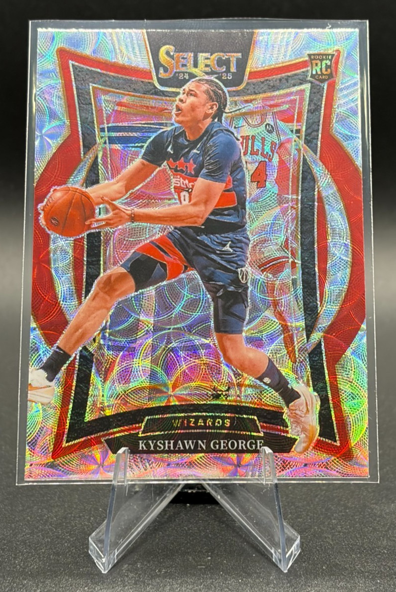 2024-25 Select Kyshawn George Concourse RC Silver Scope Prizm Rookie #85 Wizards