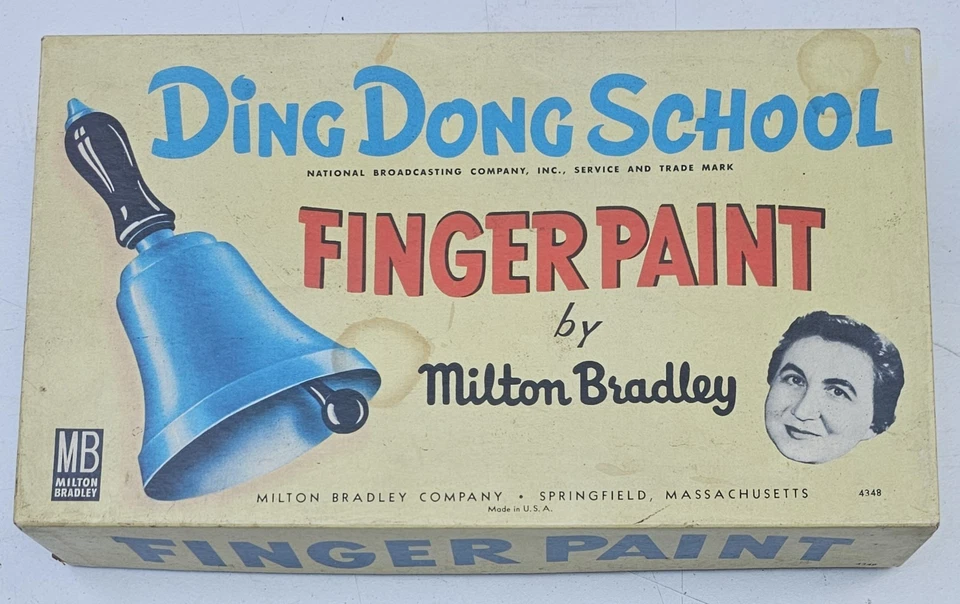 1951 Milton Bradley Ding Dong School of Finger Painting #4348 LN w/Box & Papers - Image 2 of 4