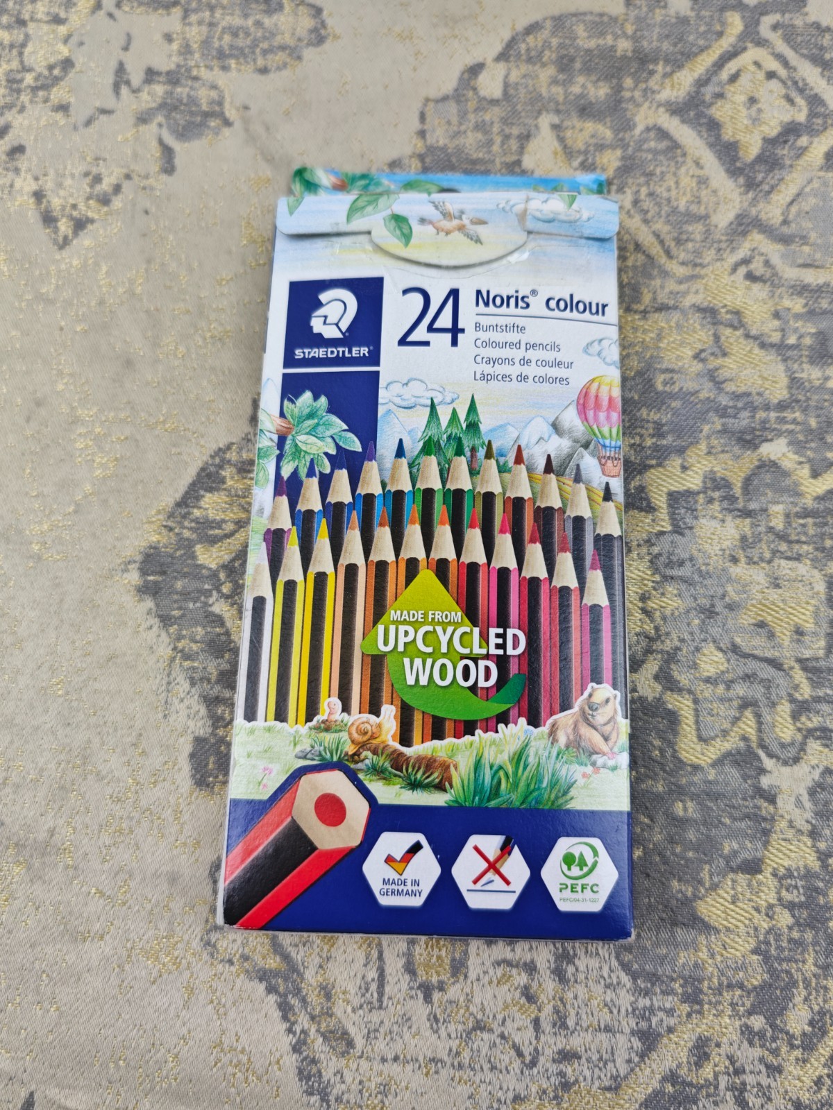 STAEDTLER 185 CD24 Noris Colour Pencil - 24 Assorted Colours (Pack of 24 Pencils