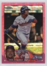 2023 Chrome Logofractor Edition Pink Refractor Jose Ramirez José Ramírez 0su2