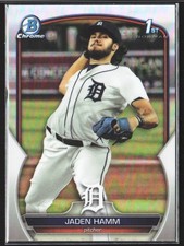 2023 Bowman Draft #BDC-154 Jaden Hamm Chrome Refractor