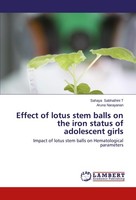Effect Of Lotus Stem Balls On The Iron Status Of Adolescent Girls Aruna Narayana