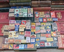 Large Mixed Job Lot of Antique Vintage Match Vesta Box 65+ Covers 