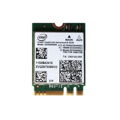 Intel Centrino Advanced-N 6235ANNGW PCIe M.2 Laptop Wi-Fi + Bluetooth Dual Band